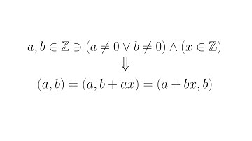 Show for any integer x, gcd(a,b)=gcd(a,b+ax)=gcd(a+bx,b) [NT-Ch.2-S2.4] - Part 7