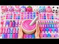 Satisfying Slime ASMR 🌈 DIY Mixing Random Things and Makeup into Slime 06