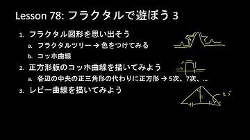 子どもPythonチャレンジ 78回:  フラクタルで遊ぼう 3