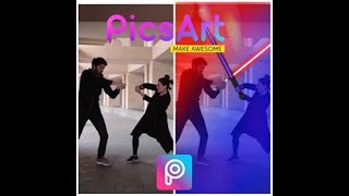 PicsArt Editing | How to create a lightsaber Pictures | Mobile App Editing With PicsArt | screenshot 4