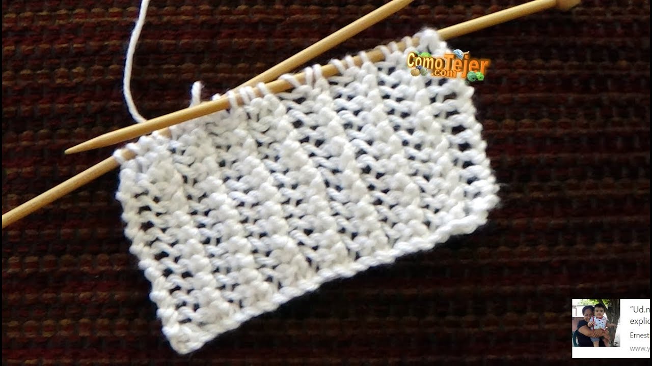 Cómo Tejer  Encaje  Español Reversible - 2 agujas (499)