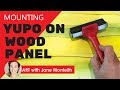 Mounting Yupo Paper on Wood Panel - Step By Step Tutorial
