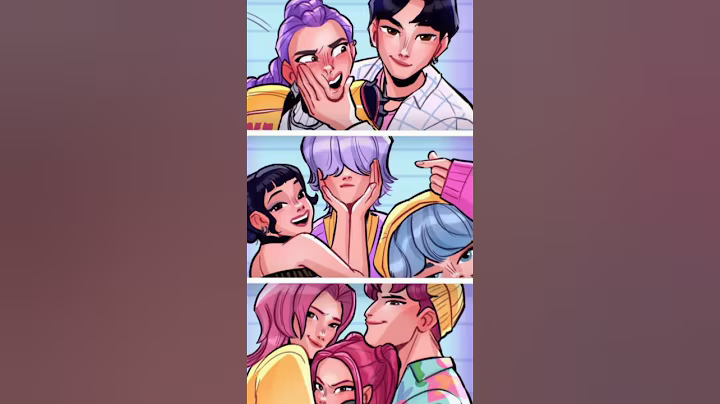 Kpop demon hunter 😘 zoey x mystery 💞 rumi x jinu 💞 Mira x romance x Abby 😘#kpopdemonhunters