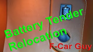 Ferrari FF Battery Tender Relocation | F-Car Guy