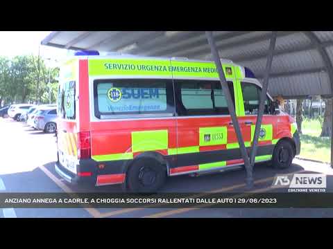 ANZIANO ANNEGA A CAORLE, A CHIOGGIA SOCCORSI RALLENTATI DALLE AUTO | 29/06/2023