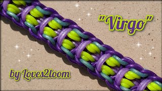 &quot;Virgo&quot; Monster Tail/Rainbow Loom Bracelet Tutorial