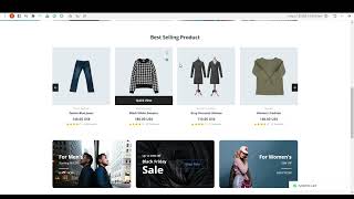 nextjs material-ui ecommerce Home page responsive design