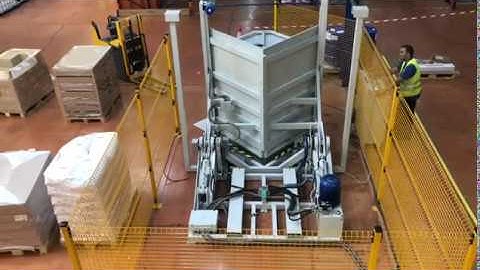 Pallet Inverter - TOPPY V-SHAPE (boxes)