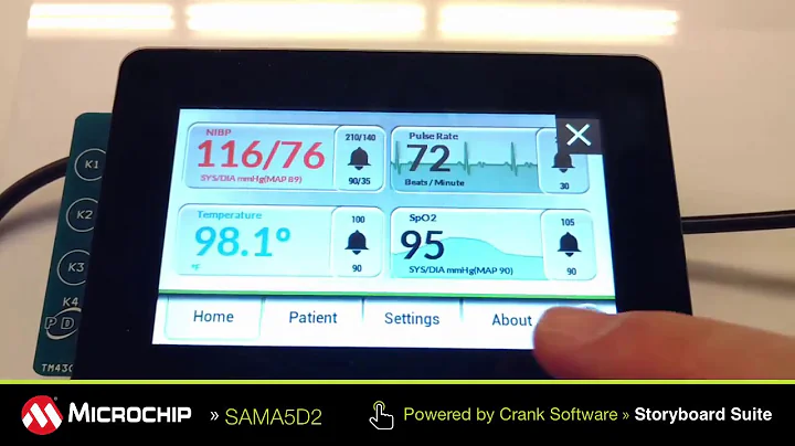 Microchip SAMA5D2 and Storyboard | Crank Software Sample GUI Demo