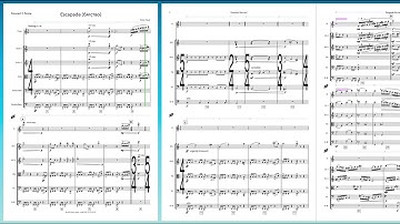 Escapade — String Orchestra Session Recording with Score.