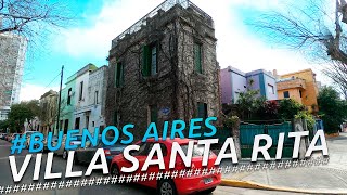 Recorriendo VILLA SANTA RITA I CIUDAD de BUENOS AIRES I ARGENTINA I 4K Walking Tour VLOG