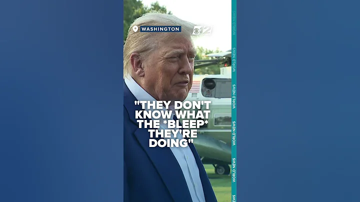 President Trump on Iran-Israel hostilities after ceasefire on way to NATO Summit