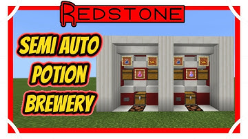 How To Build A Potion Brewer In Minecraft Bedrock Edition (MCPE/Xbox/PS4/Switch/Windows10)