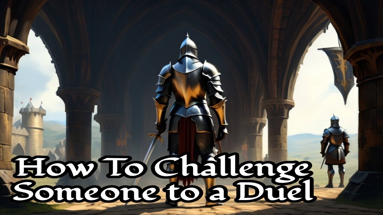 how-to-challenge-someone-to-an-armored-combat-duel-youtube