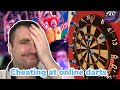 Another online darts cheat caught not seen this one before