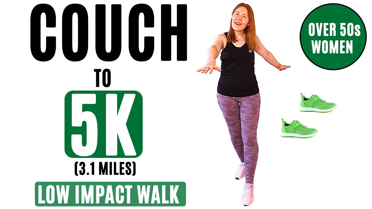 From COUCH to 5K (3.1 Miles) | WALKING Workout for Women Over 50 ...