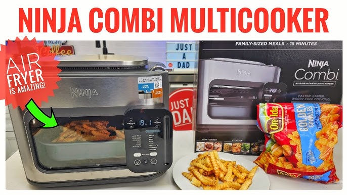 Ninja Combi All-in-One Multicooker, Oven, & Air Fryer, 10-in-1 Functions,  Stainless Steel, SFP700