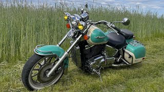 29. Опыты с тросиком спидометра Honda VT1100 ACE tourer 1997