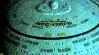 Enterprise NCC 1701D Model with animated Light