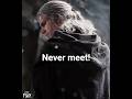 Why did Leo Bonhart never meet geralt? #thewitcher #geraltofrivia #leobonhart #netflix #shorts #edit