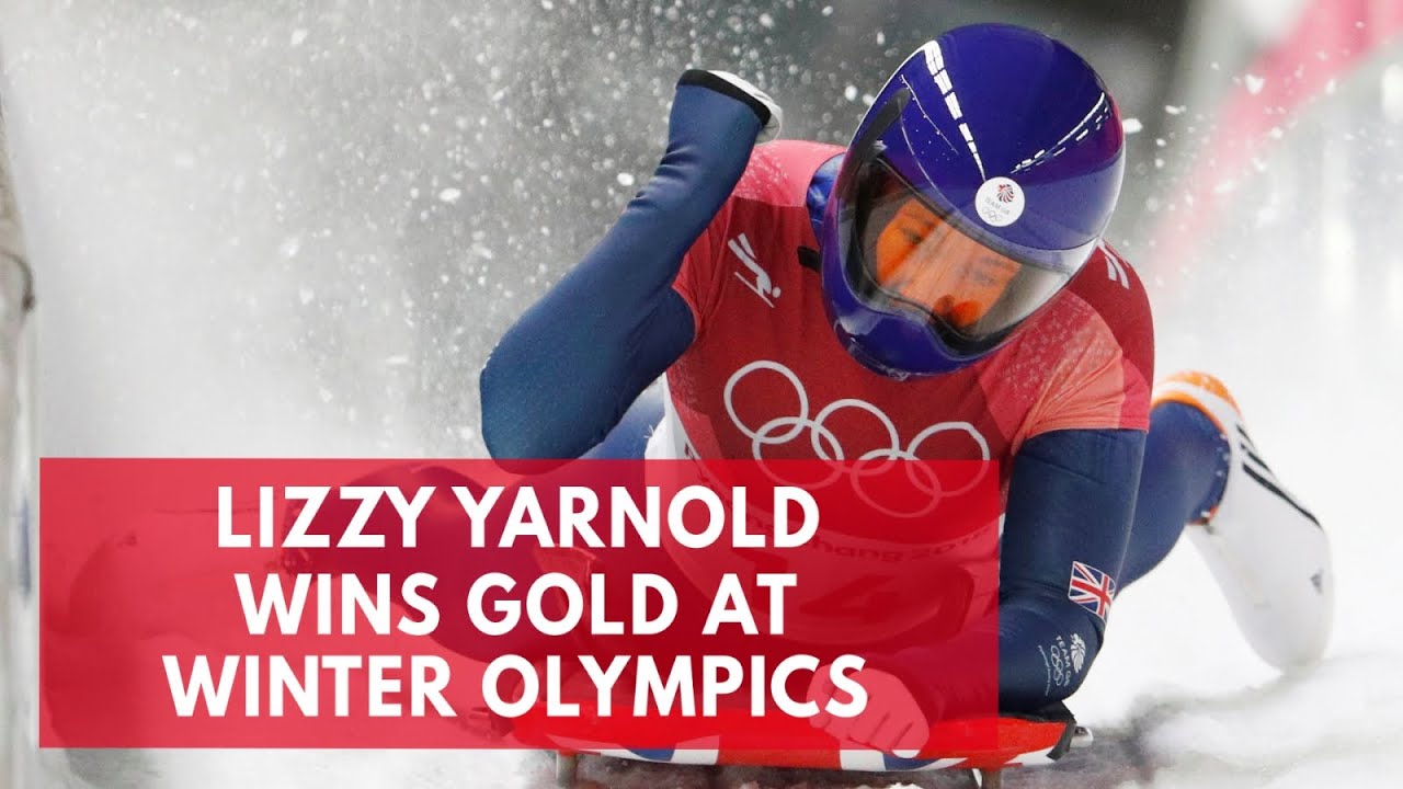 Lizzy Yarnold wins gold at Winter Olympics