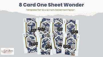 Wildly Flowering - 8 Card One Sheet Wonder