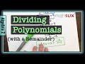 Understanding Polynomial Long Division