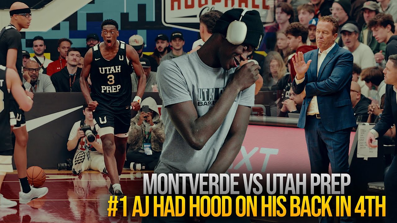 AJ DYBANTSA VS Montverde WAS ODE SMOKE💨 +VLOG Utah Prep COMEBACK OF THE YEAR??