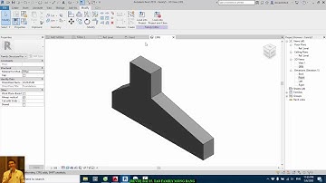 [REVIT] Bài 14. Tạo family móng băng cho mọi trường hợp trong Revit