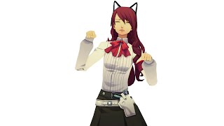 sad cat dance meme (MMD/Persona)