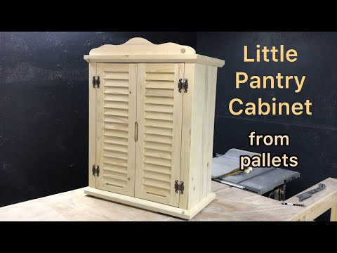 ahşap dolap yapımı//pantry cabinet from pallets