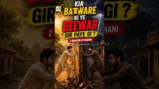 Part 1,Batware ki Deewar or Ana k Jang 2 bhaiyon Mai sy koun jity ga🥺😥 #aishorts #aivillagestory