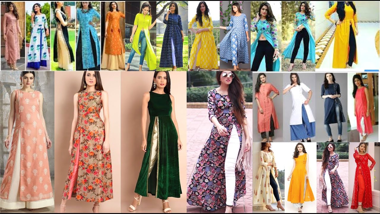 16 trendy long Kurti with jeans designs