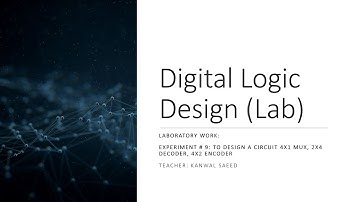 EEE241 Digital Logic Design Lab 9 Design of MUX Decoder and Encoder