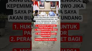 KANG DEDI MULYADI SENGGOL KEPEMIMPINAN PRABOWO #shorts #news #viralvideo