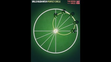 Balls Align into a Perfect Circle