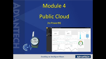 Advantech iSensing e-Learning Video: Module 4 Public Cloud Azure IoT Hub toPowerBI HistoricalData