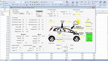 Heating of an Electric Vehicle Simulation Software - Student Project