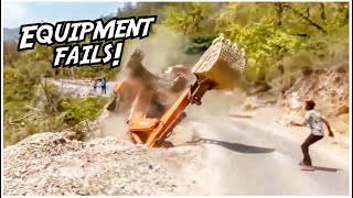 Extremely Dangerous Heavy Equipment Fails // Heavy Equipment Operator Lessons