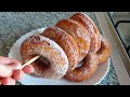 САХАРНЫЕ ПОНЧИКИ НА СКОРУЮ РУКУ! Без дрожжей. SUGAR DONUTS IN 10 MINUTES! Yeast free.