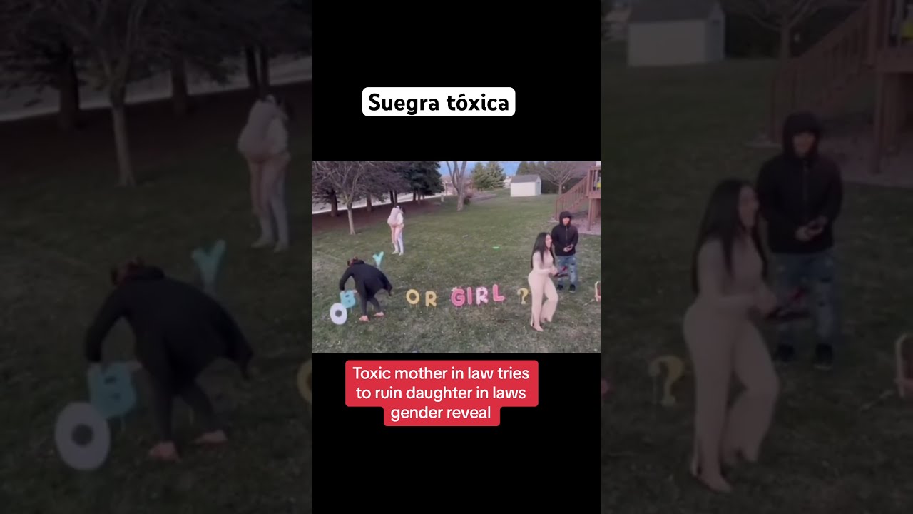 Toxic Mother In Law Tries To Ruin Daughter Laws Gender Reveal Toxicmother Family Trending