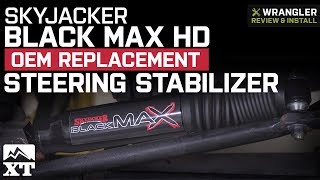 Skyjacker Steering Stabilizer Black Max for Chevrolet K10 4WD 1967-1986