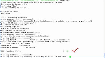 How to Reset Password for Postgres Database User in Avaya Aura Experience Portal 6.0