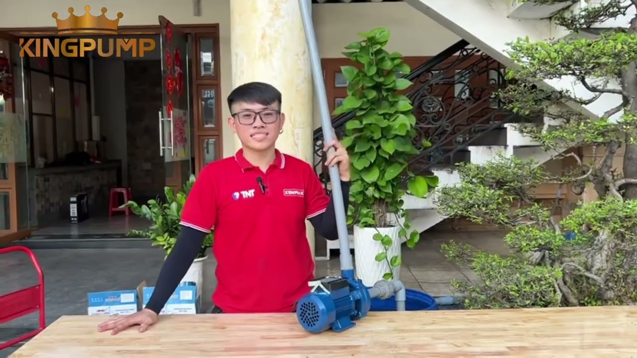 Máy Bơm Nước lên lầu 2 tầng - 3 tầng nhà DK-15,KP-15N, Bơm Sinh Hoạt - Bơm bồn nước - Cột Áp 14m