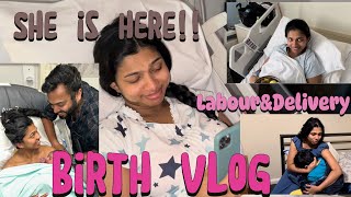 Labor + Delivery of baby || birth vlog ||Our pregnancy journey ||കുഞ്ഞിമണി വന്ന vlog ||Kaippans