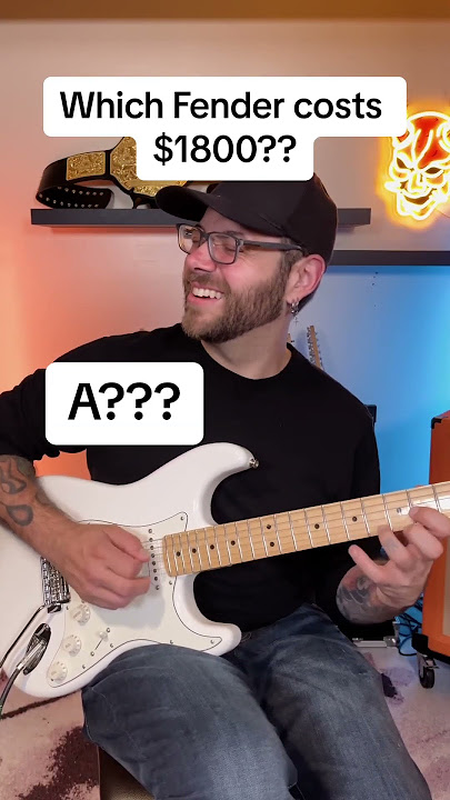 $679 Strat VS $1800 Strat! Can you hear a difference???