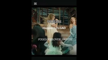 The saddest and happiest song from each album pt.2 #taylorswift #viral #fyp
