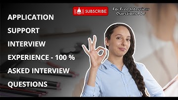 Application Support Interview | Technical Support Interview - Mock Interview 1  #support #interview