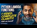 PART-24 Python లో Lambda Functions — ఒక్క వీడియోలో పూర్తి క్లారిటీ| Datavalley.ai