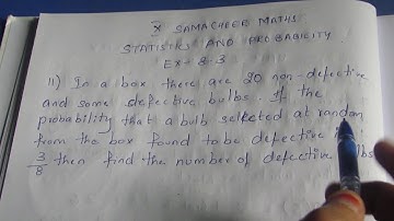 TN Samacheer 10 Maths New Syllabus Statistics & Probability Ex 8.3 Sum 10